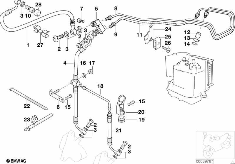 Bremsleitung Integral ABS vorne