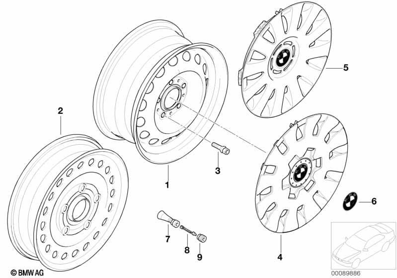 Scheibenrad Stahl Styl.12