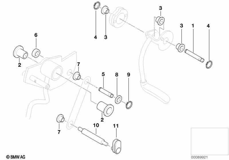 Kniehebelmechanik-Hebellagerung