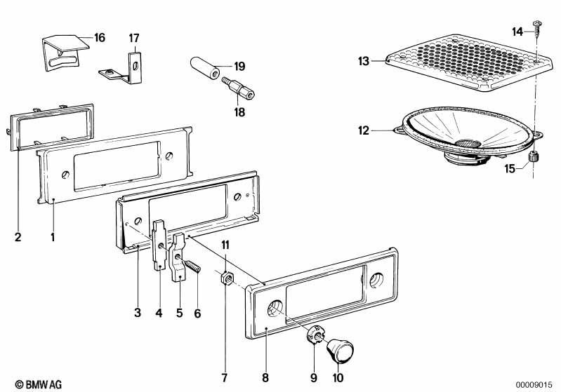 Einzelteile Stereo System