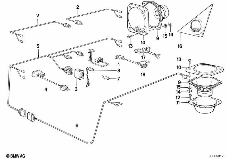 Einzelteile Stereo System