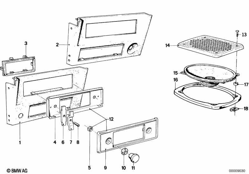 Einzelteile Stereo System