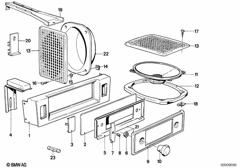 Einzelteile Stereo System