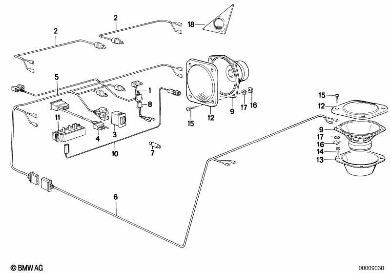 Einzelteile Stereo System