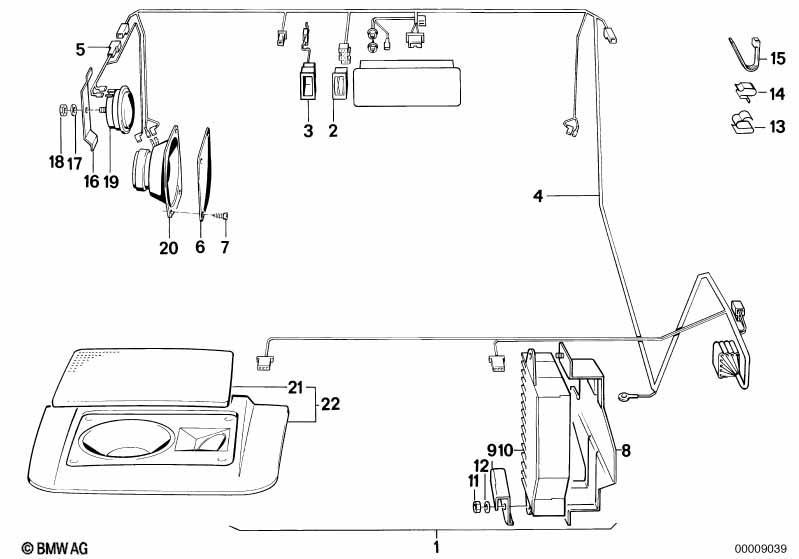 Einzelteile Sound System