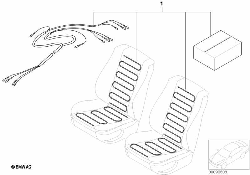 Nachrüstsatz Sitzheizung vorne