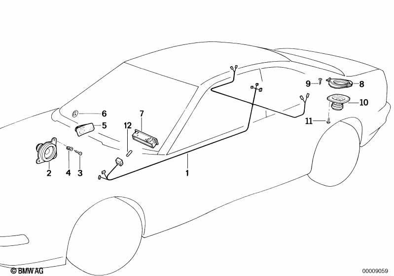 Einzelteile Stereo System