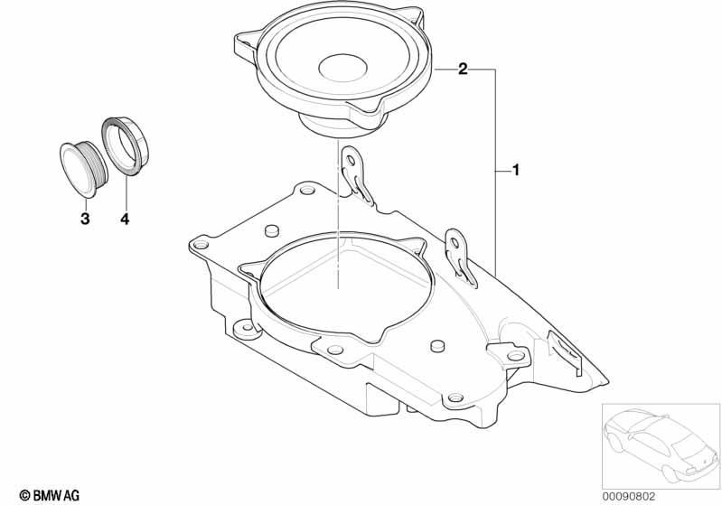 Einzelteile HiFi System hinten