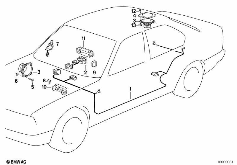 Einzelteile Stereo System