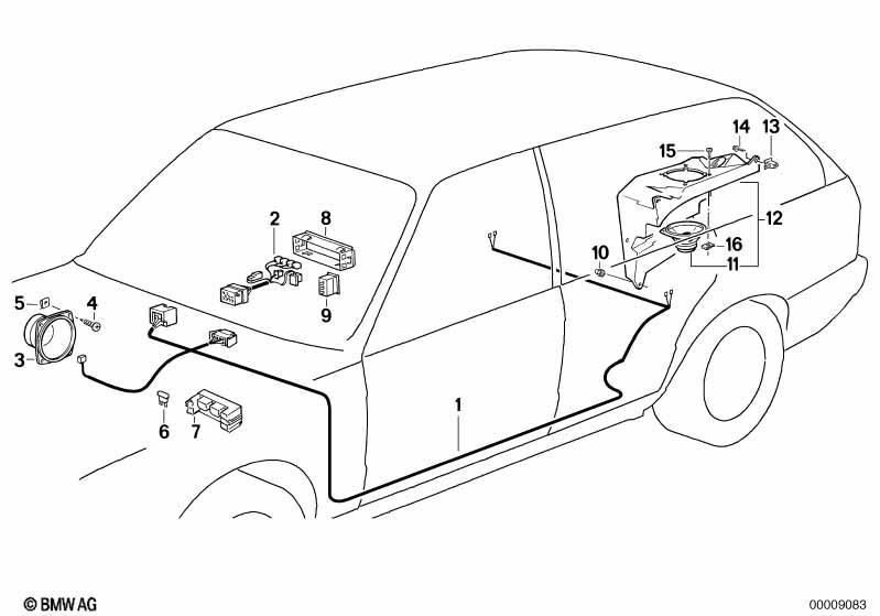 Einzelteile Stereo System