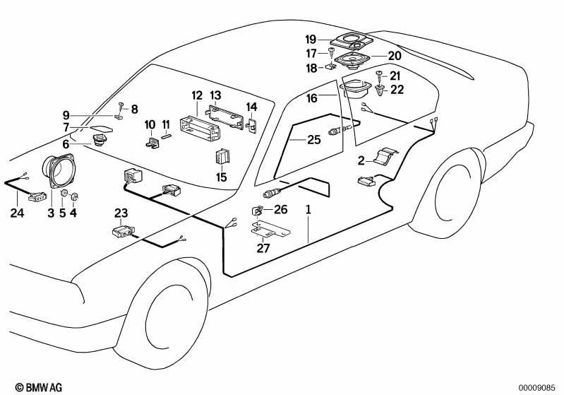 Einzelteile Stereo System