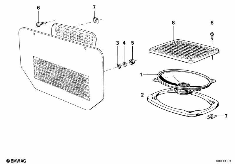 Einzelteile Stereo System