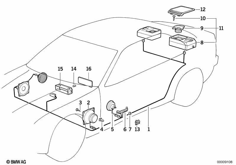 Einzelteile Stereo System