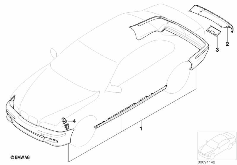 Nachrüstsatz M Aerodynamikpaket