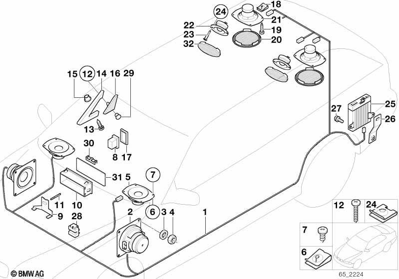 Einzelteile HiFi System