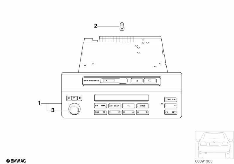 Radio BMW Business ohne MID