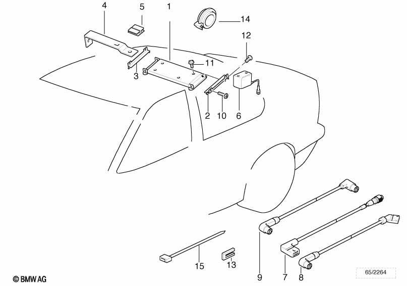 Einzelteile CD-6 Wechsler