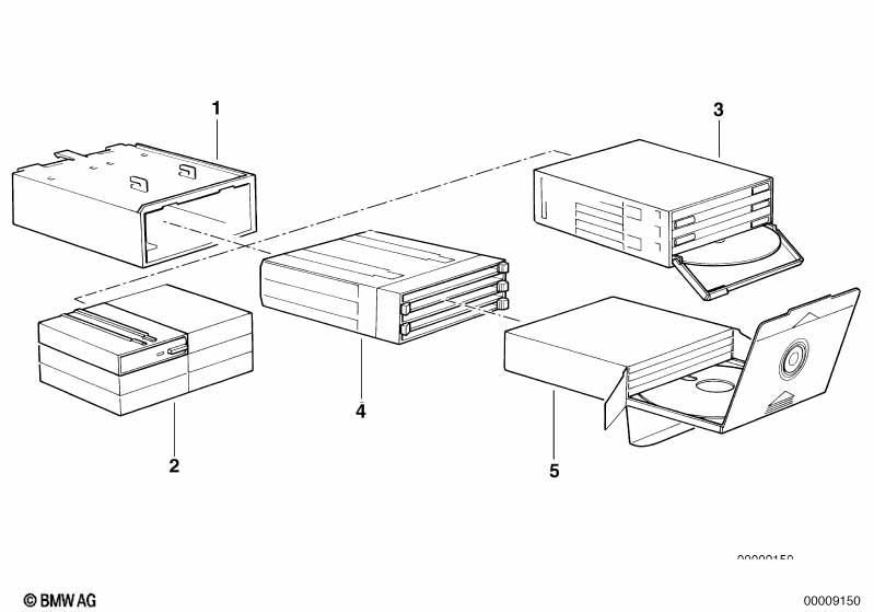 CD-Box/Cassettenbox in Handschuhkasten