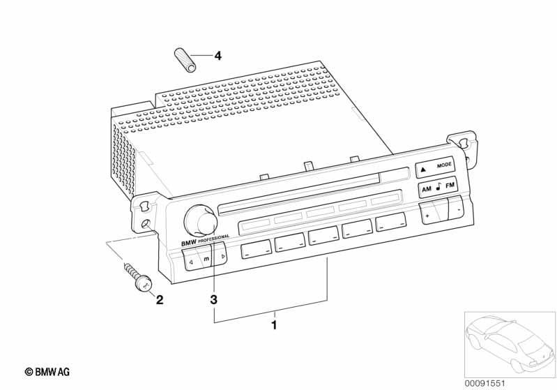 Radio BMW Professional CD