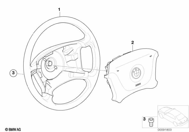 Lenkrad Airbag-Smart