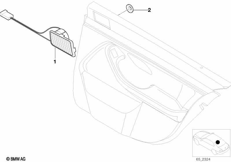 Einzelteile HiFi/Top-HiFi Tür hinten