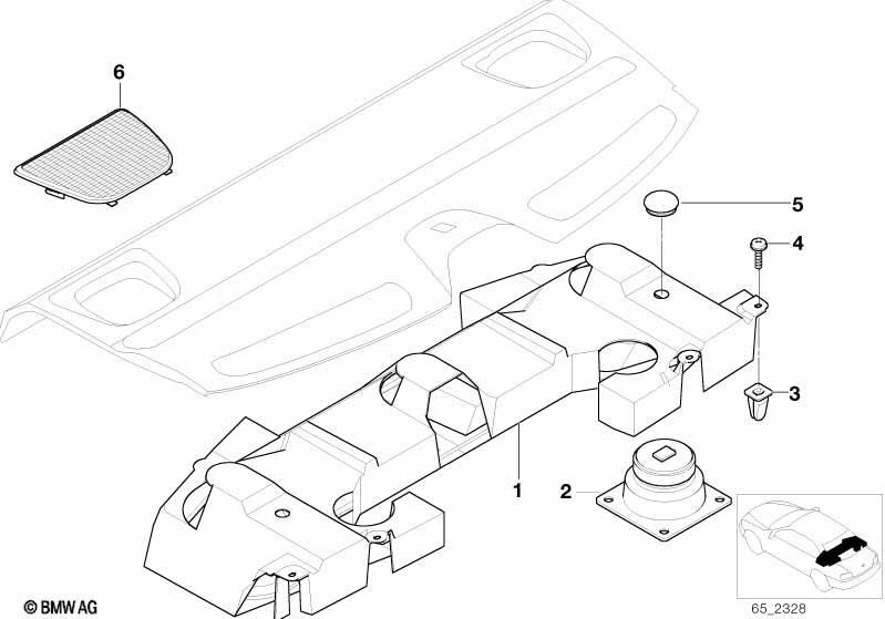 Einzelteile Subwooferbox Top-HiFi-System