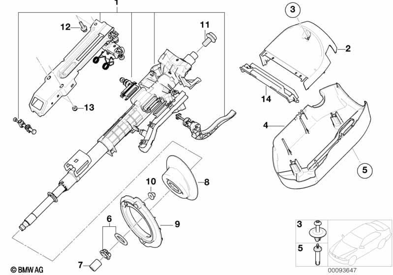 Lenksäulenverstellung mechanisch