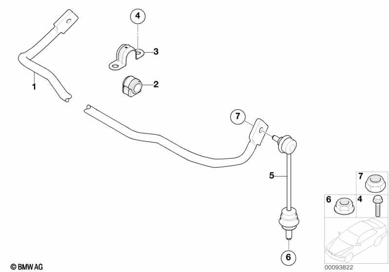 Stabilisator hinten