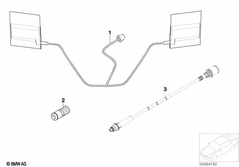 Einzelteile Apollo Telefonantenne