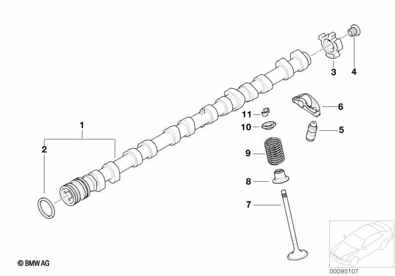 Ventilsteuerung-Nockenwelle Auslass