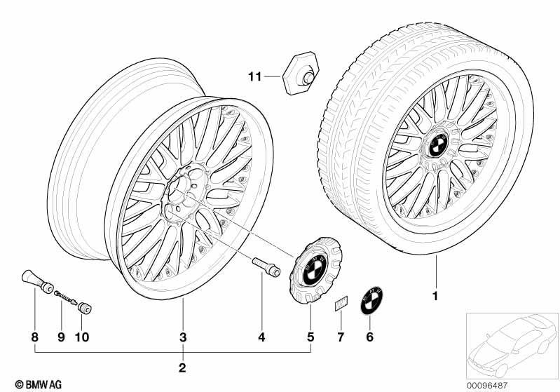 BMW Verbundrad M Kreuzspeiche 101