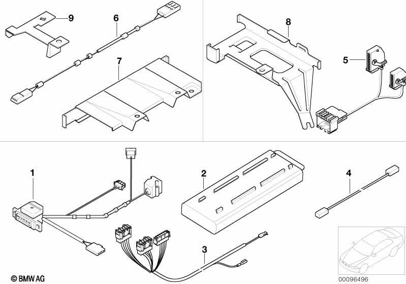 Einzelteile Siemens S10 Gepäckraum