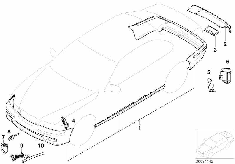 Nachrüstsatz M Aerodynamikpaket(ab 9/01)