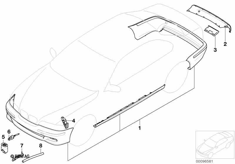 Nachrüstsatz M Aerodynamikpaket(ab 9/01)