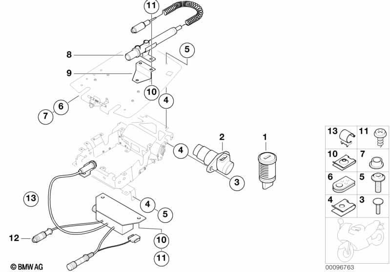 Funkgerätekasten Anbauteile