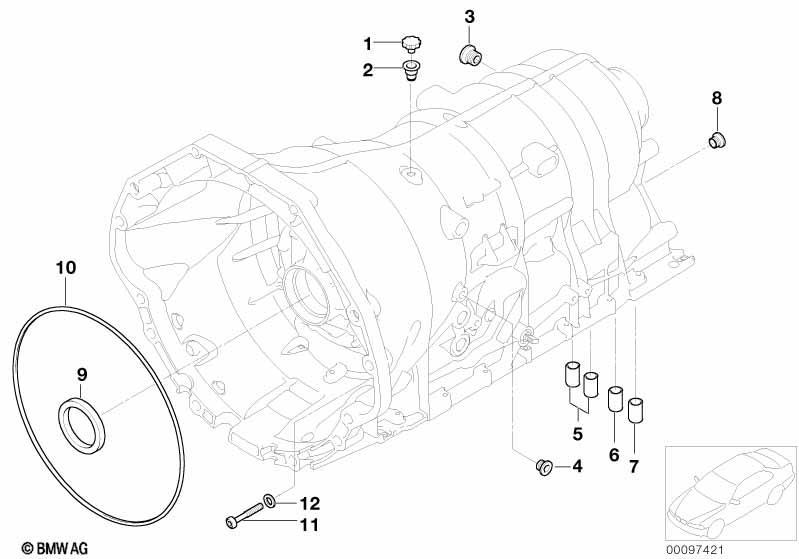 GA6HP32Z Gehäuse Anbauteile