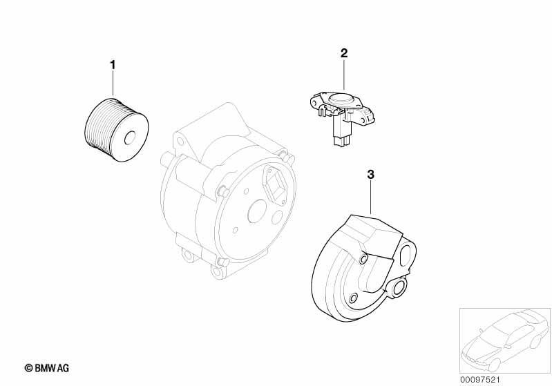 Generator Einzelteile 105A