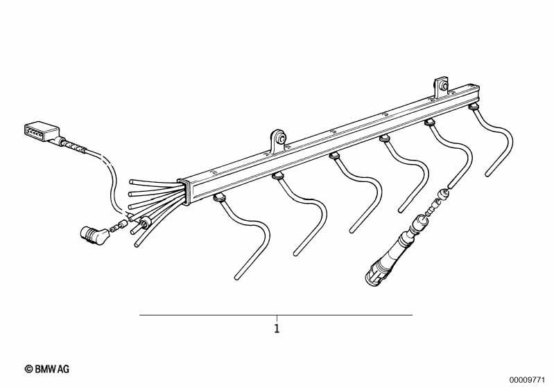 Zündkabelbaum mit Marderschutz