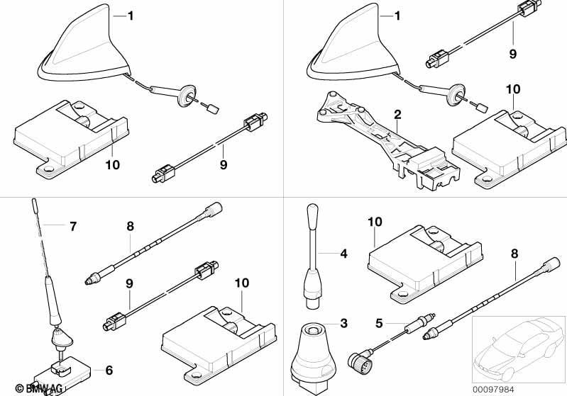 Einzelteile Cordless Telefonantenne