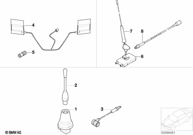 Einzelteile Siemens S10 Telefonantenne