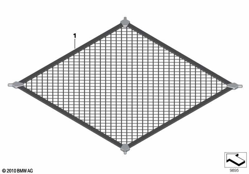 Gepäckraumbodennetz