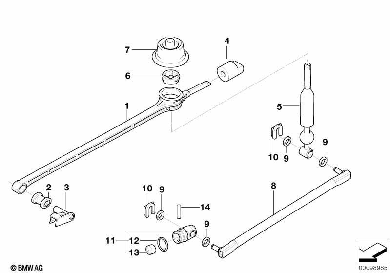 Schaltung mechanisches Getriebe