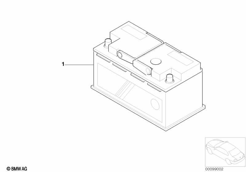 Original BMW Batterie