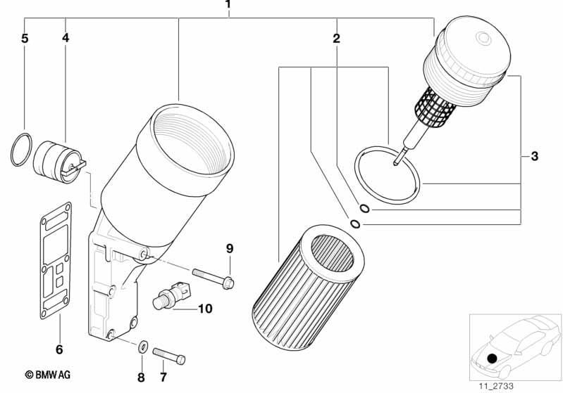 Ölversorgung-Ölfilter