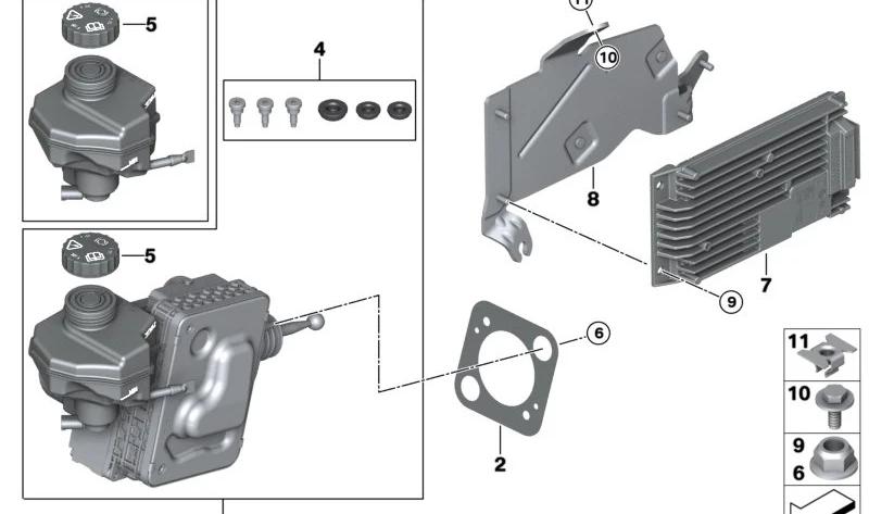 BMW 34505A59585 Dichtung Bremskraftverstärker - LEEBMANN24