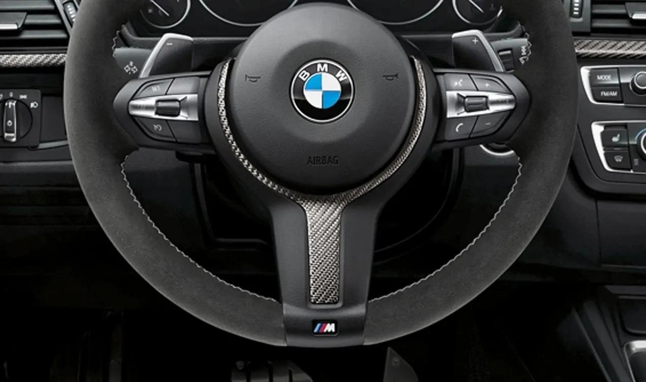 Original BMW Abdeckung Lenkrad Alcantara/Carbon M Performance