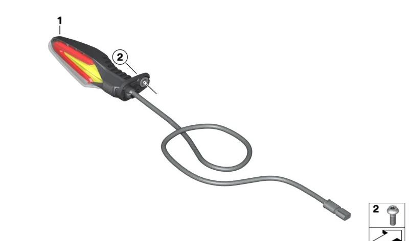 BMW Motorrad 63237924981 Multifunktionale Blinkleuchte ECE  