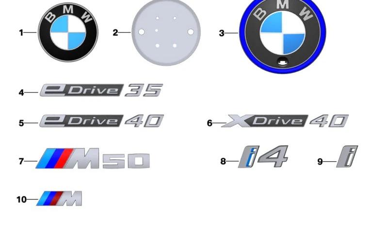 BMW 51149463264 Schriftzug M50 - LEEBMANN24