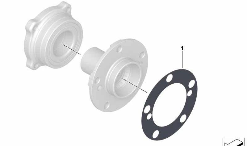 BMW 31108053074 Reibwerterhöhende Scheibe - LEEBMANN24 