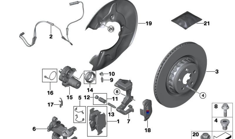 BMW 34208852762 Reparatursatz Rückstellfeder - LEEBMANN24